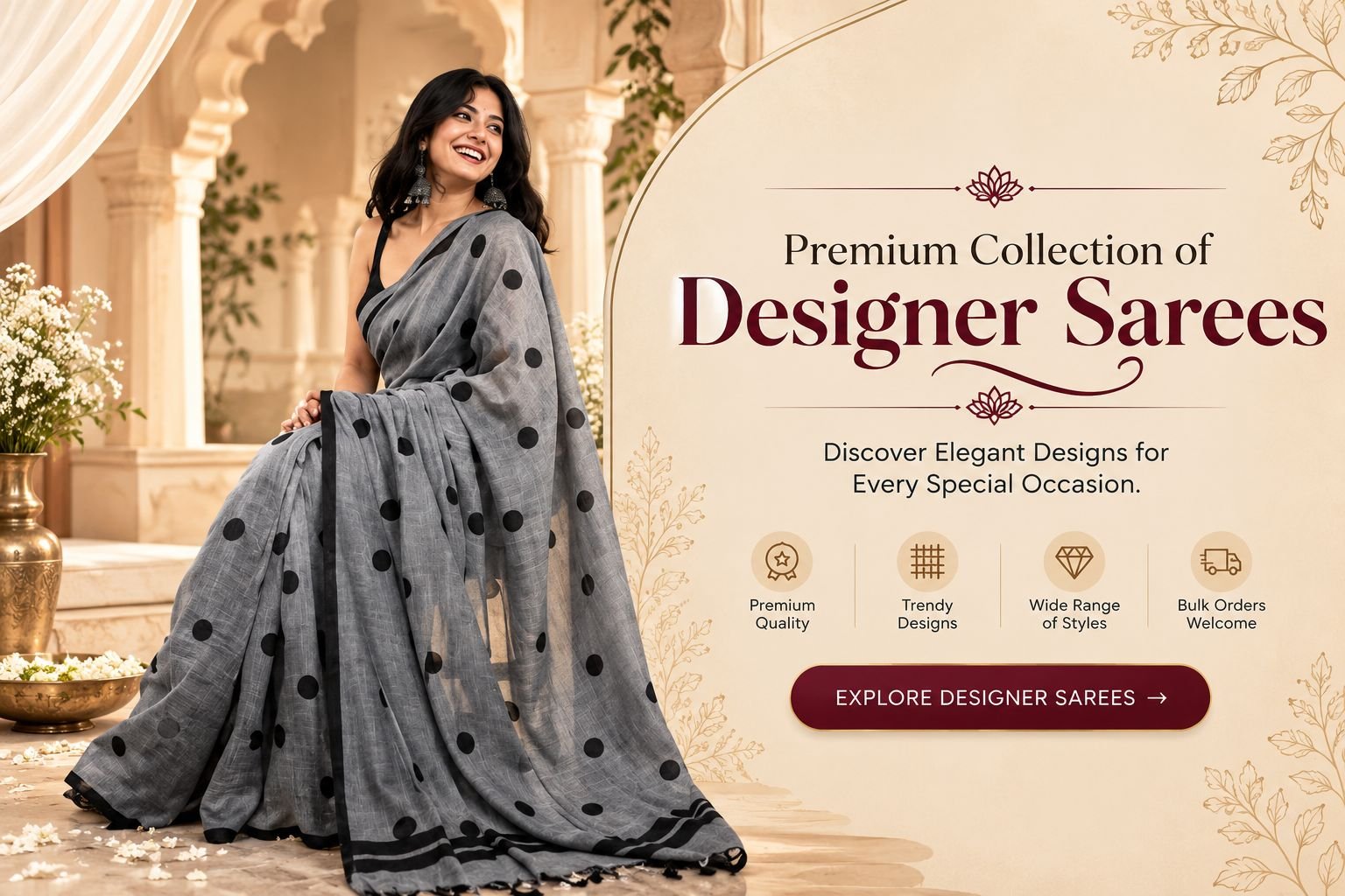 Designer Sarees Wholesale Collection in Surat