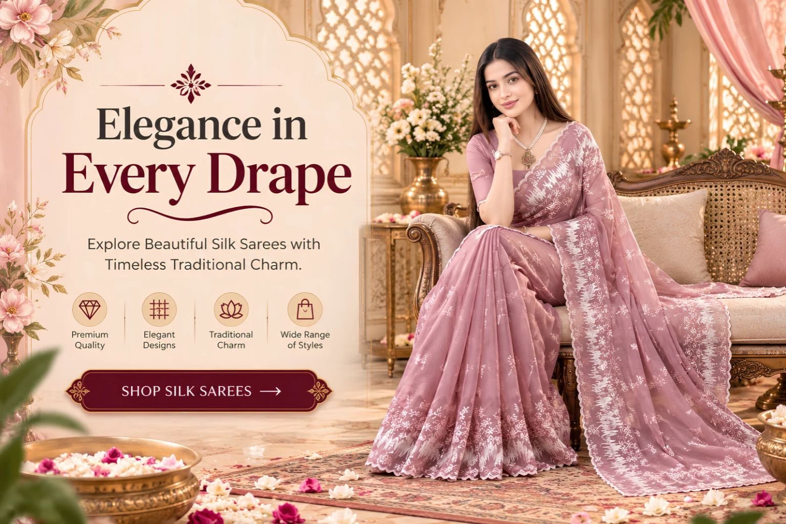 Designer sarees Wholesale Collection in Surat