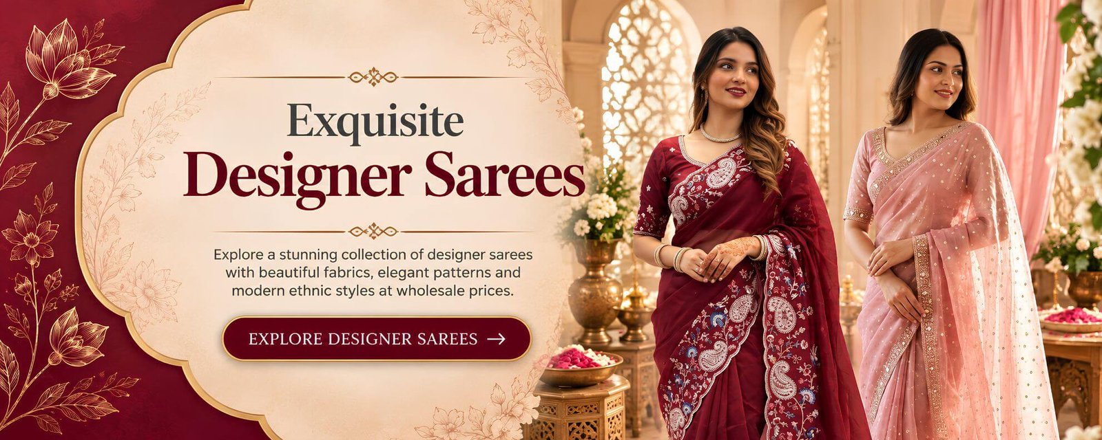 Designer Sarees Wholesale Collection in Surat