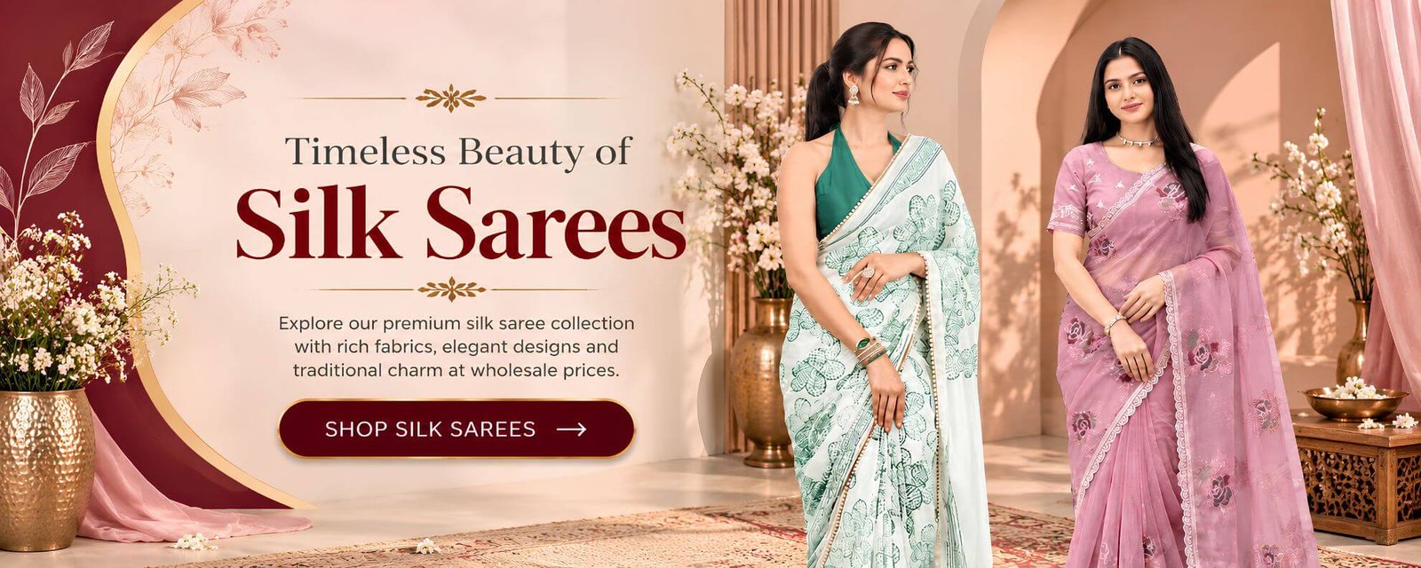 Silk Sarees Wholesale Supplier in Surat