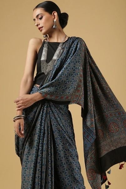 Designer Collection Tussar Silk Fabric Saree