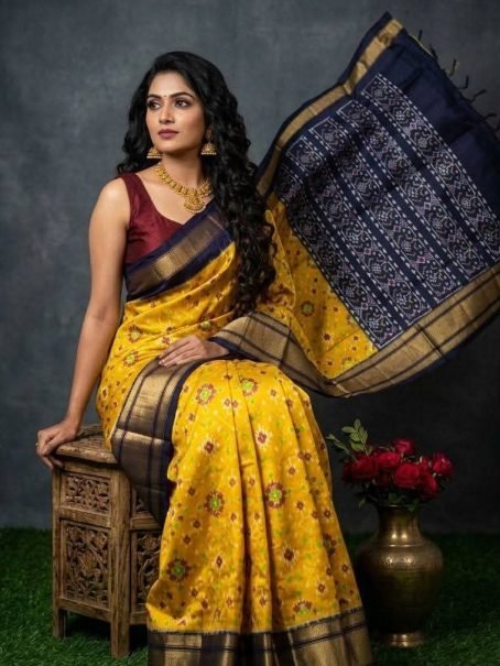 Exclusive Double Weaving Printed Sarees