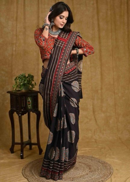 Formal Wear Soft Chanderi Fabric Saree