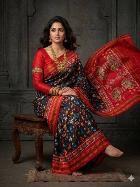 Latest Printed  Double Weaving Sarees